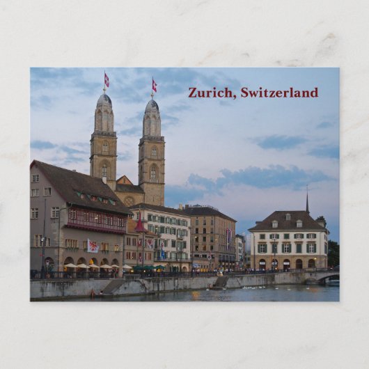 Zurich Switzerland Postkarte (Vorderseite)