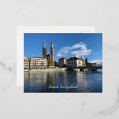Zurich Switzerland Postkarte (Vorderseite/Rückseite)