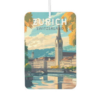 Zurich Switzerland Reisen Vintag Autolufterfrischer