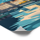 Zurich Switzerland Reisen Vintag Poster (Ecke)