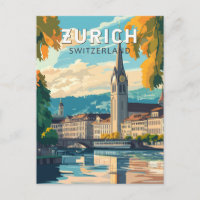 Zurich Switzerland Reisen Vintag