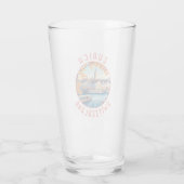 Zurich Switzerland Retro Distressed Circle Glas (Rückseite)