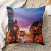 Zurich Switzerland Sunset Kissen (Decke)