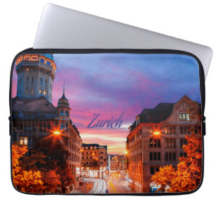 Zurich Switzerland Sunset Laptopschutzhülle
