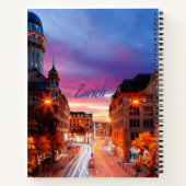 Zurich Switzerland Sunset Notizblock (Rückseite)