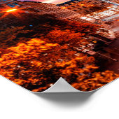 Zurich Switzerland Sunset Poster (Ecke)