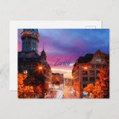 Zurich Switzerland Sunset Postkarte (Vorne/Hinten)