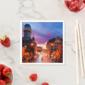 Zurich Switzerland Sunset Serviette (Beispiel)