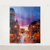 Zurich Switzerland Sunset Wandteppich (Vorderseite)