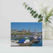 Zurich Waterfront - Zürichsee Postkarte (Stehend Vorderseite)