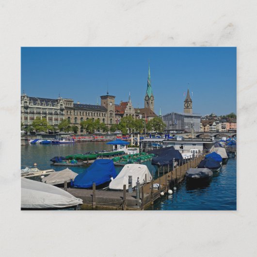 Zurich Waterfront - Zürichsee Postkarte (Vorderseite)