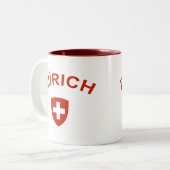 Zürich Zweifarbige Tasse (Vorderseite Links)