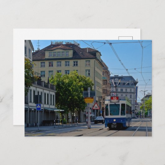 Zürichbahn Postkarte (Vorne/Hinten)