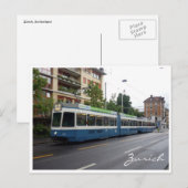 Zürichbahn Postkarte (Vorne/Hinten)