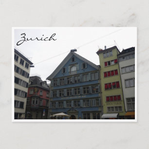 Züricher Architektur Postkarte