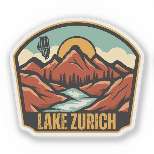 Zürichsee, Illinois Aufkleber (Vorderseite)