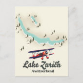 Zürichsee - Schweiz Karte (Vorderseite)