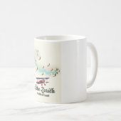 Zürichsee - Schweiz Karte Kaffeetasse (VorderseiteRechts)