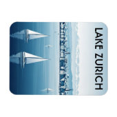 Zürichsee Schweiz Reise Magnet (Horizontal)