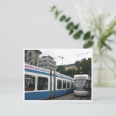 Zürichverkehr Postkarte (Stehend Vorderseite)