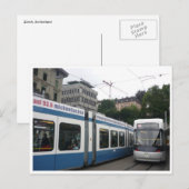 Zürichverkehr Postkarte (Vorne/Hinten)