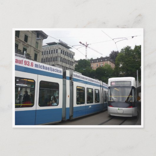 Zürichverkehr Postkarte (Vorderseite)
