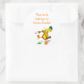 Zurna Duck Personalisiert Buchzeichen Sticker Vorl (Tasche)