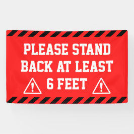 Zurück 1,5 m banner