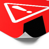 Zurück 1,5 m poster (Ecke)