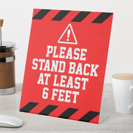 Zurück 1,5 m sockelschild (In Situ)