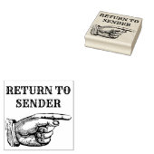 Zurück an Absender Gummistempel (Stempel)