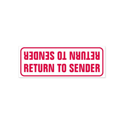 "ZURÜCK AN DEN ABSENDER" PERMASTEMPEL (Design)