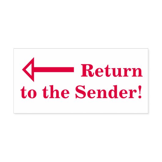 "Zurück an den Absender!" Stempel (Design)