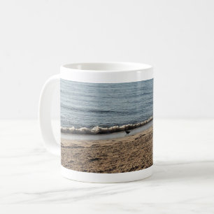 Zurück an der Beach Tasse