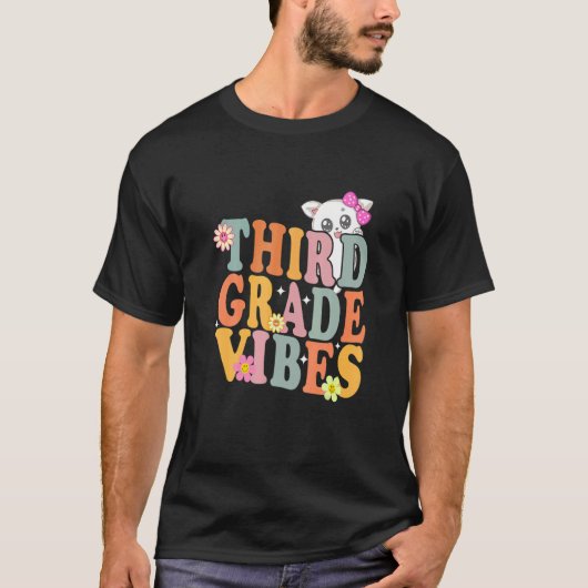 Zurück an der Schule Hird Grade Vibes Student Each T-Shirt (Vorderseite)