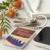 Zurück auf der Bank - Schlüsselanhänger (Vorderseite rechts)