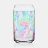 Zurück auf Nachfrage | Tie-Dye Friedenszeichen Dosenglas (Rückseite)