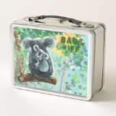 Zurück aus dem Personalisierten Saint Bernard Luch Metall Brotdose (Rückseite)