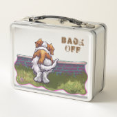 Zurück aus dem Personalisierten Saint Bernard Luch Metall Brotdose (Rückseite)