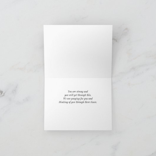 Zurück aus Kampf gegen diese schwache Inspirations Karte (Innenseite)