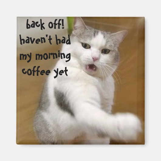 "Zurück aus" Magnet (Vorne)