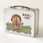 Zurück aus Personalisiertem Löwenmetallgehäuse Metall Brotdose (Rückseite)