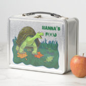 Zurück aus Personalisiertem Tortoise Luchbox Metall Lunch Box (Beispiel)