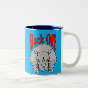 Zurück aus Rhino Zweifarbige Tasse