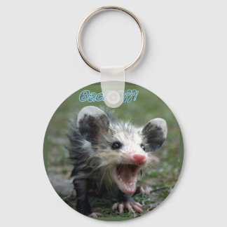 Zurück aus schlüsselanhänger