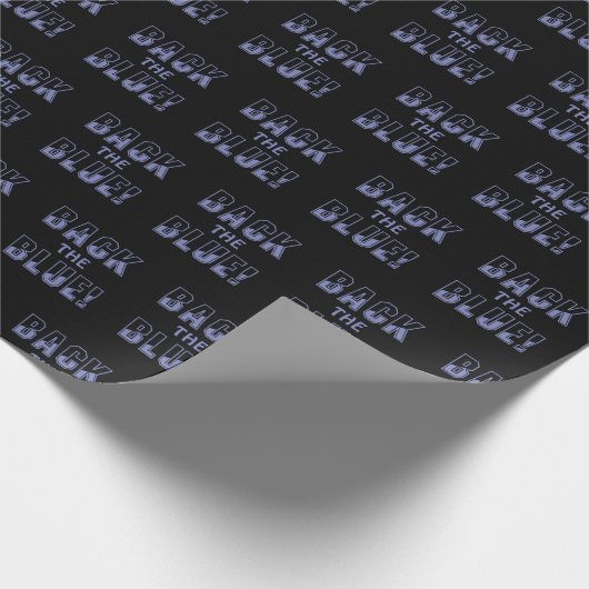 ZURÜCK BLAU GESCHENKPAPIER (Ecke)