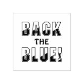 ZURÜCK BLAU GUMMISTEMPEL (Prägung)
