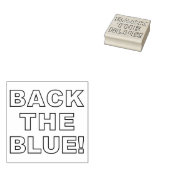 ZURÜCK BLAU GUMMISTEMPEL (Stempel)