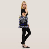 ZURÜCK BLAU TASCHE (Am Model)