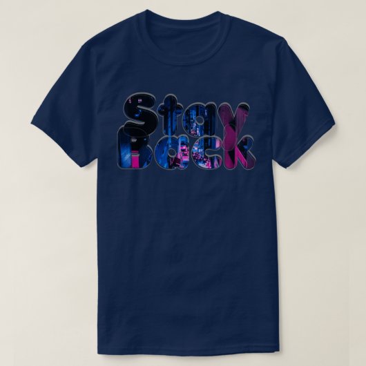 Zurück bleibe T-Shirt (Design vorne)